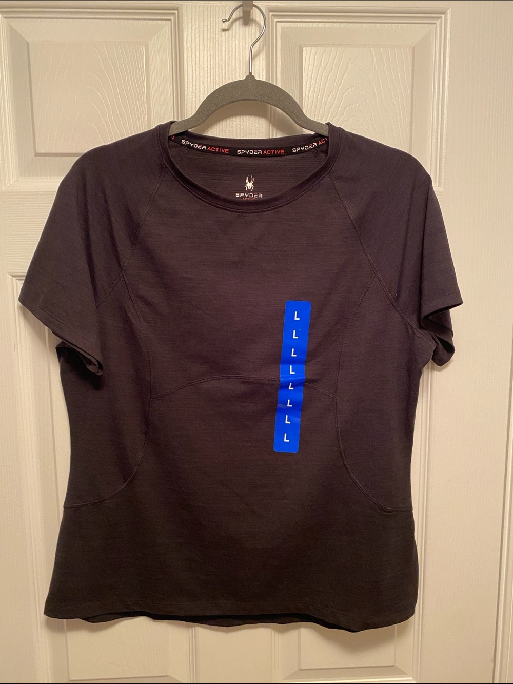 Spyder Women’s Black Short-Sleeve Active Tee…size L